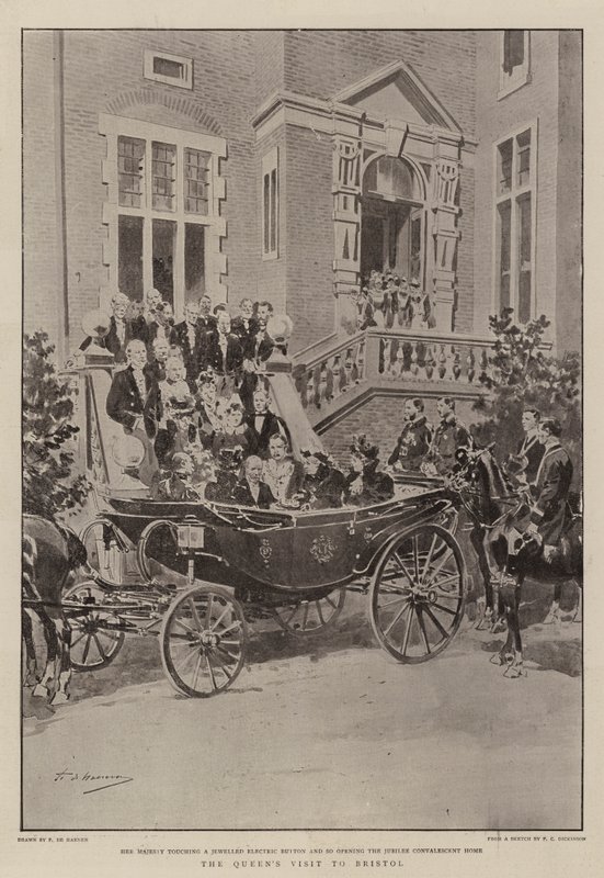 La visite de la reine à Bristol - Frederic de Haenen