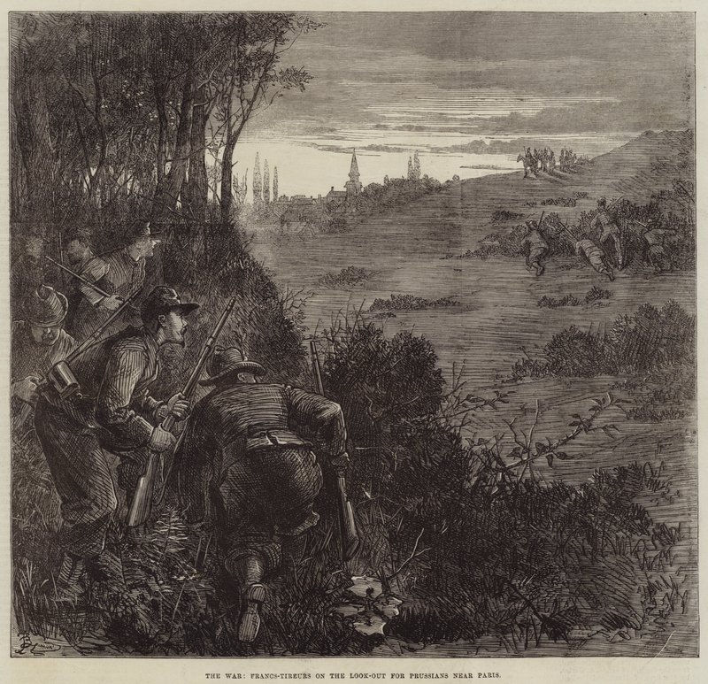 La guerre, francs-tireurs à l