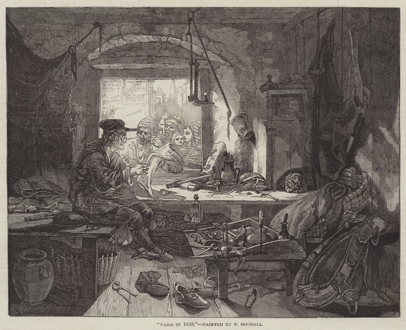 Paris en 1848 - Frederick Goodall