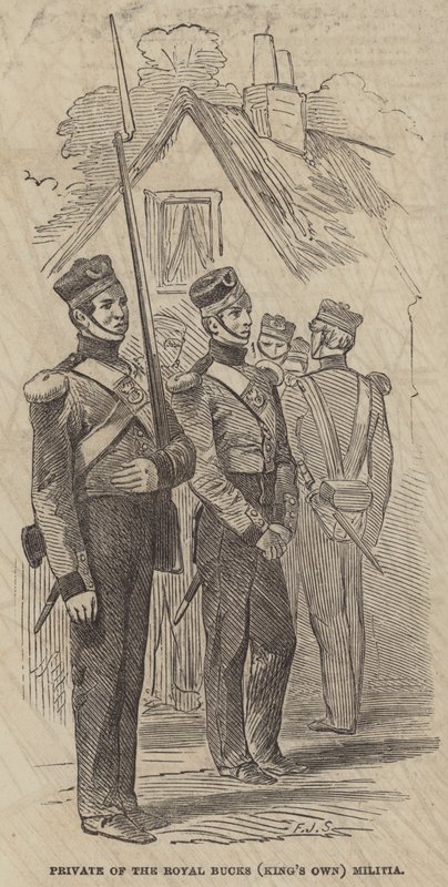 Soldat de la Milice Royale des Bucks (King