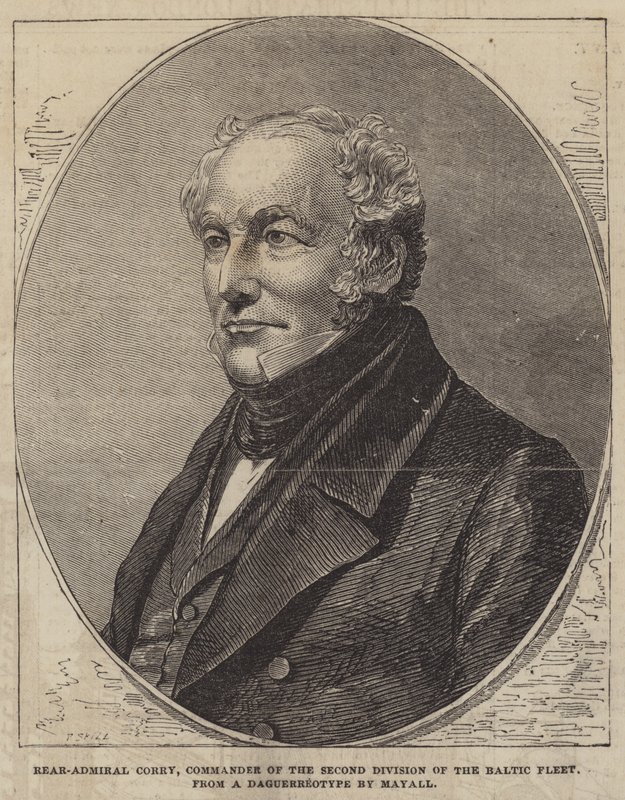Contre-amiral Corry, commandant de la deuxième division de la flotte baltique - Frederick John Skill