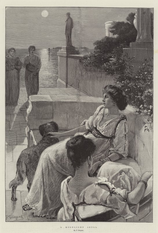 Idylle au clair de lune - Frederick Sargent