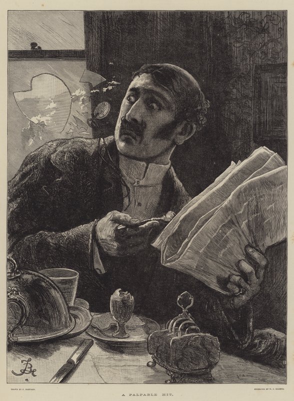 Un coup palpable - Frederick Barnard