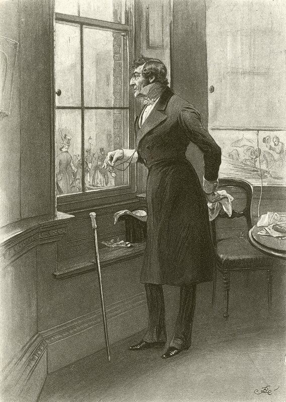 Major Pendennis (gravure) - Frederick Barnard