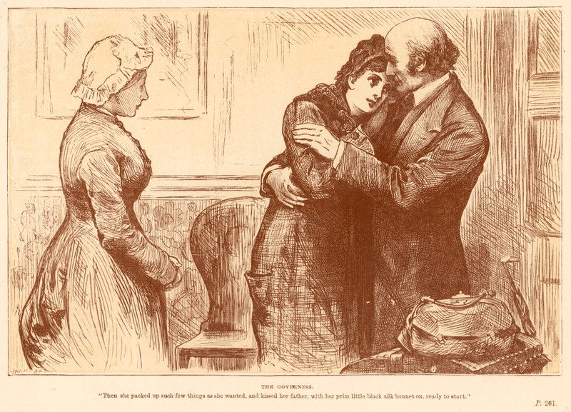 La Gouvernante - Frederick Barnard
