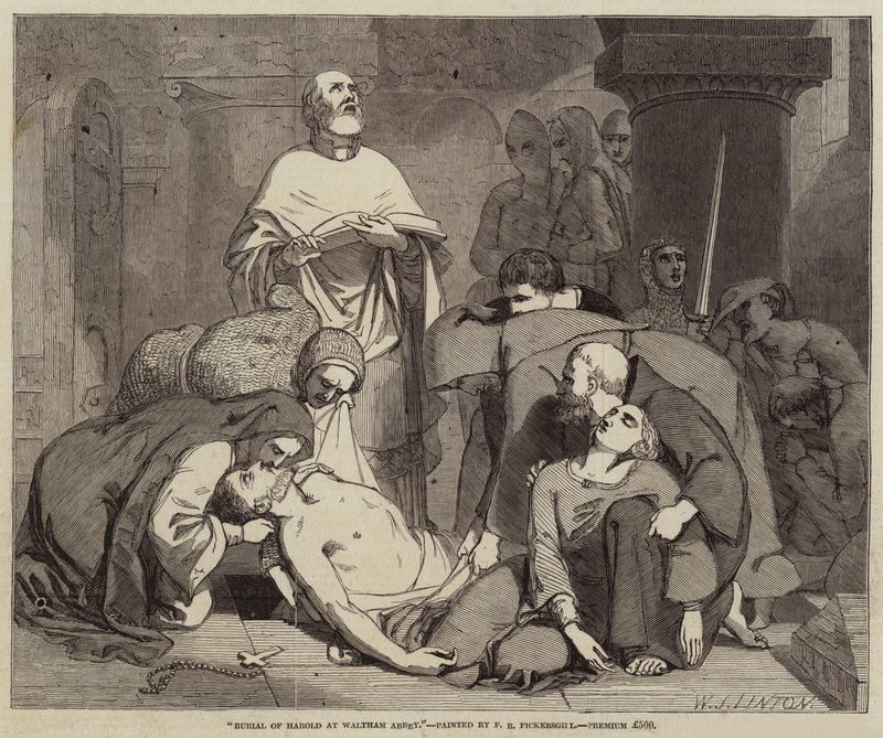 Enterrement de Harold à l