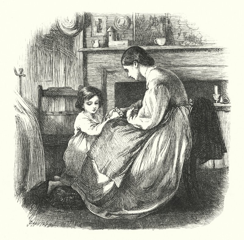 Un enfant en prière - Frederick Walker