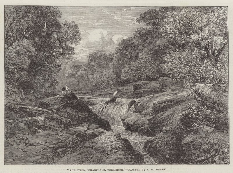 Le Strid, Wharfdale, Yorkshire - Frederick William Hulme
