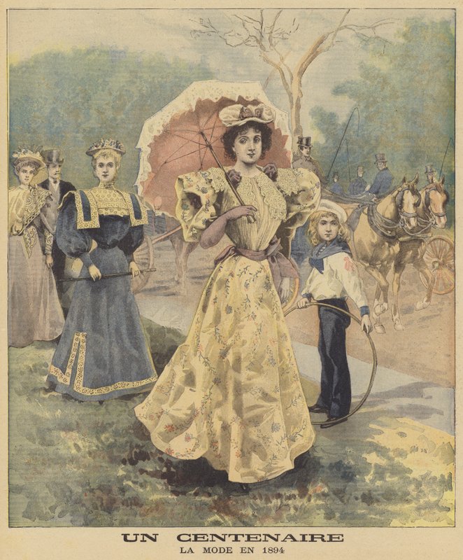 Un centenaire : la mode en 1894 - French School