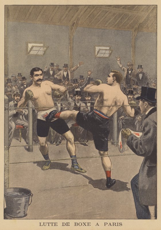 Match de boxe à Paris - French School