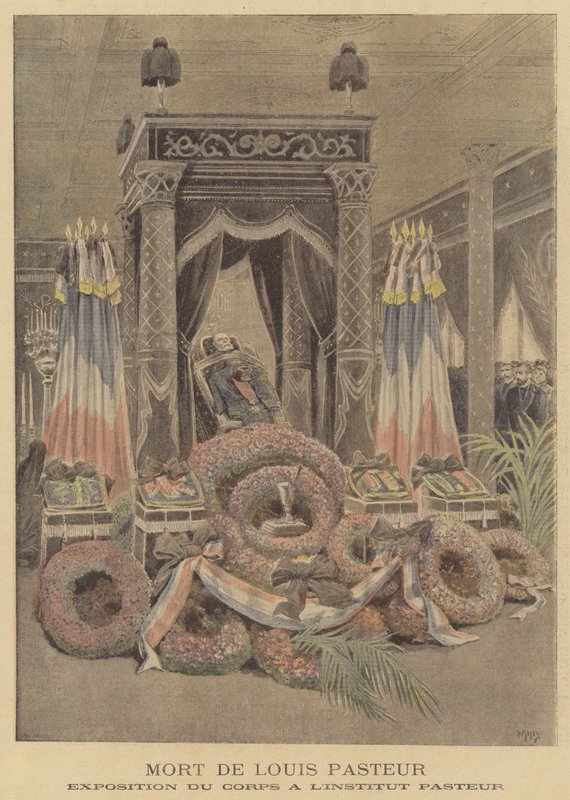 Mort de Louis Pasteur - French School