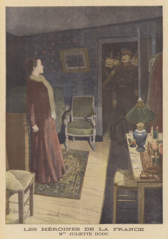 Héroïnes de France; Juliette Dodu - French School