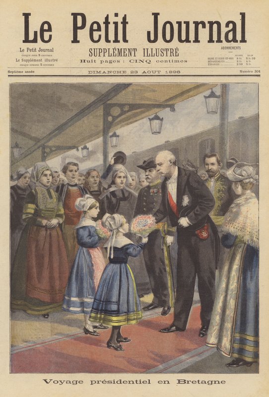 Le président Faure de France visitant la Bretagne - French School