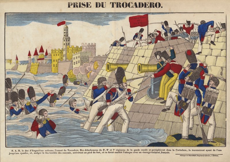 Prise du Trocadéro - French School