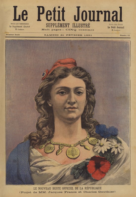 Le nouveau buste officiel de la République française - French School