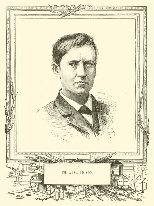 Thomas Alva Edison - French School