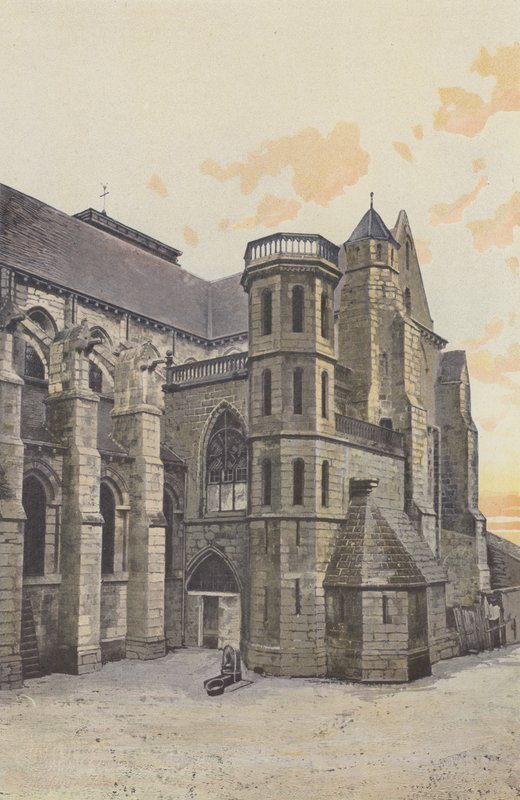 Aigueperse, Église, Façade S - French Photographer