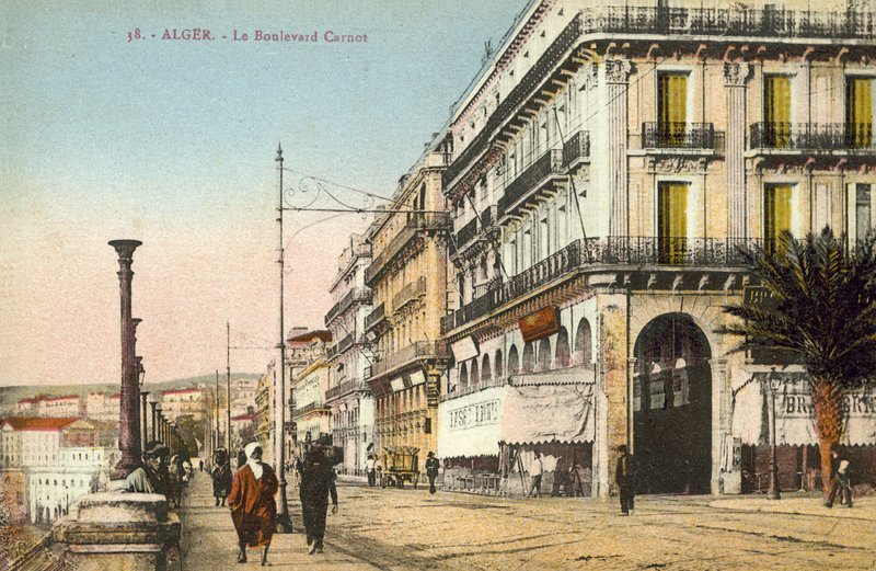 Alger, Algérie, Le Boulevard Carnot - French Photographer