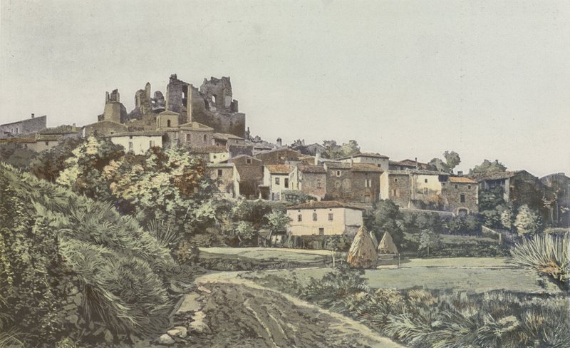 Chabrillan, Vue générale et ruines du Château - French Photographer
