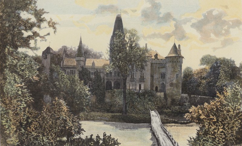 Cléron, Vue du château - French Photographer