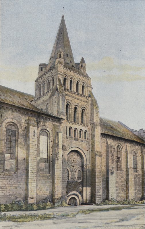 Cunault, Église, Façade N - French Photographer