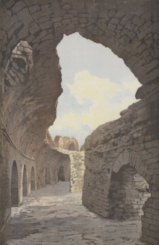 Fréjus, Amphithéâtre, Vue intérieure d