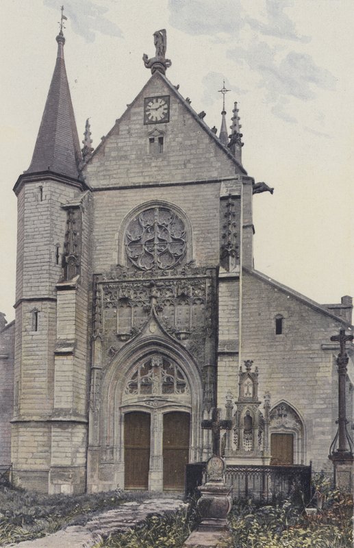 Lhuitre, Église, Façade O - French Photographer