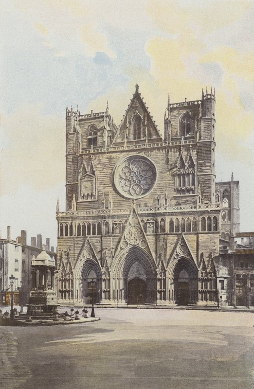 Lyon, Cathédrale Saint-Jean, Façade Ouest - French Photographer