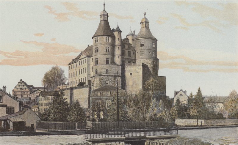 Montbéliard, Vue du château - French Photographer