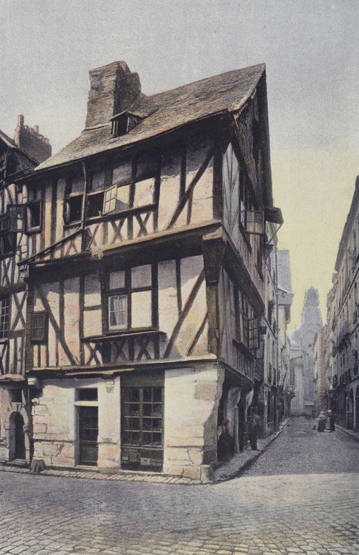 Nantes, Vieilles maisons, rue de la Juiverie - French Photographer