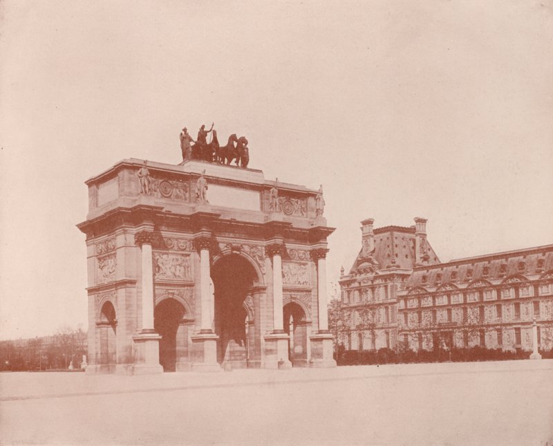 Paris : Arc du Carrousel (photo n/b) - French Photographer