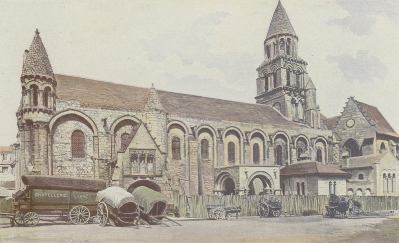Poitiers, Église Notre-Dame-la-Grande, Façade latérale - French Photographer