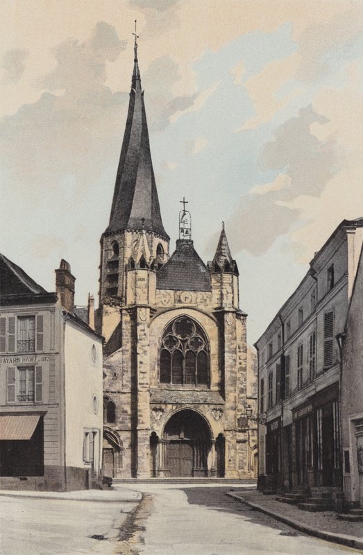 Puiseaux, Église, Ensemble Ouest - French Photographer