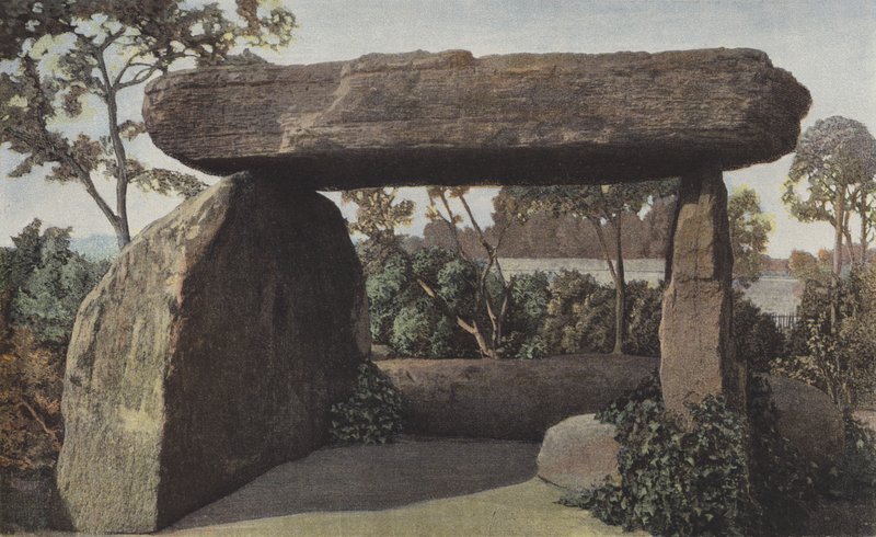 Saint-Nazaire, Dolmen entouré d