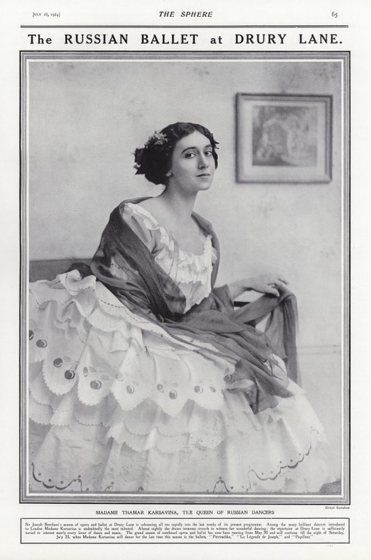 Tamara Karsavina, ballerine russe - French Photographer