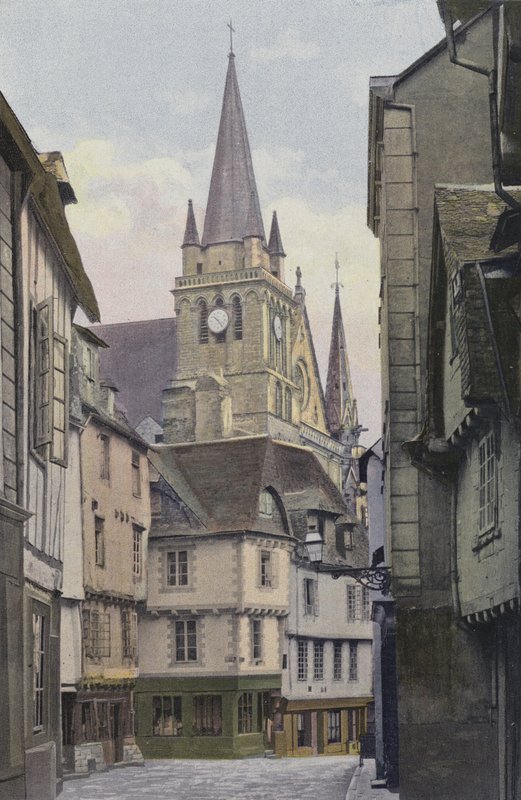 Vannes, Cathédrale et rue de l
