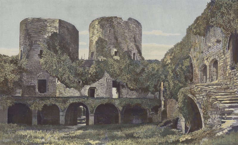Villandraut, Château, Côté de la cour - French Photographer