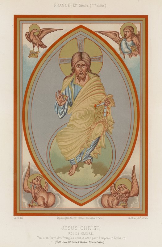 Représentation du Christ au 9ème siècle - French School