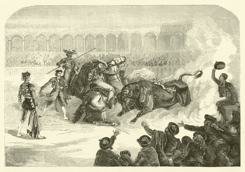 Une corrida à Madrid - French School