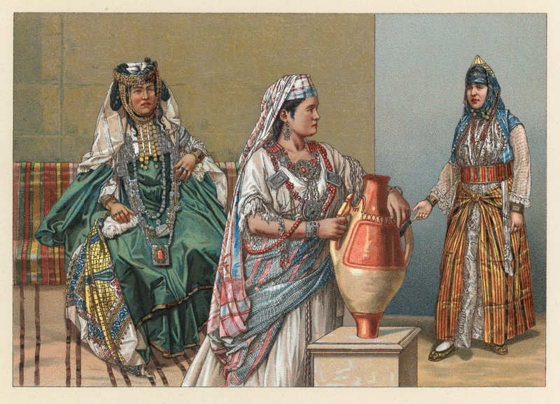 Costume africain - French School