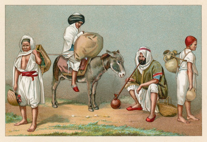 Costume africain - French School
