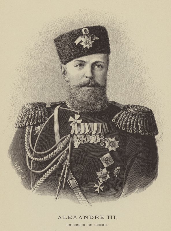 Alexandre III, Empereur de Russie - French School