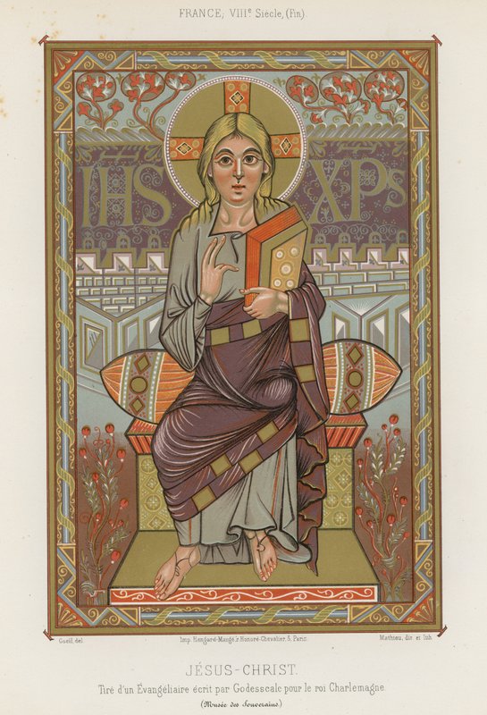 Représentation du Christ au 8ème siècle - French School