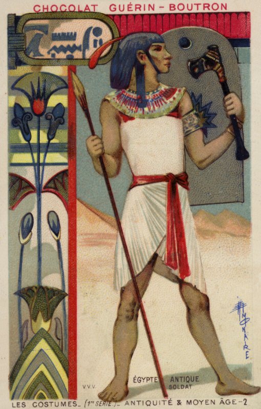 Soldat égyptien ancien - French School