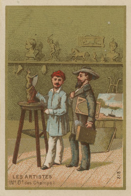 Les artistes (Notre Dame des Champs) - French School
