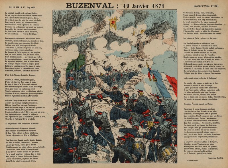 Bataille de Buzenval, guerre franco-prussienne - French School