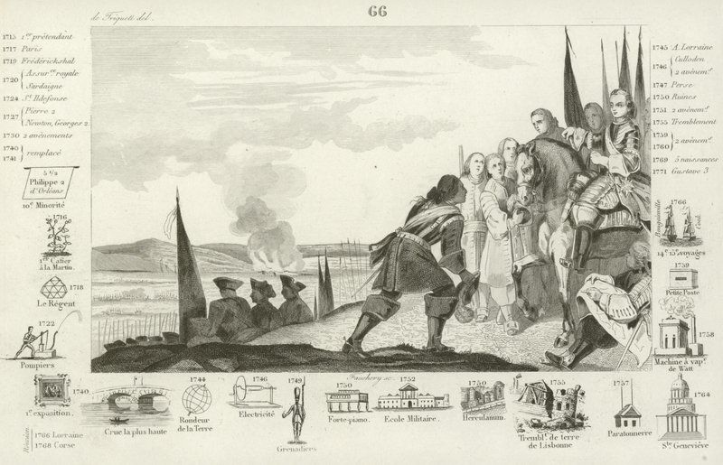 Bataille de Fontenoy, 1745 - French School