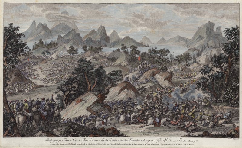 Bataille de Qurman - French School