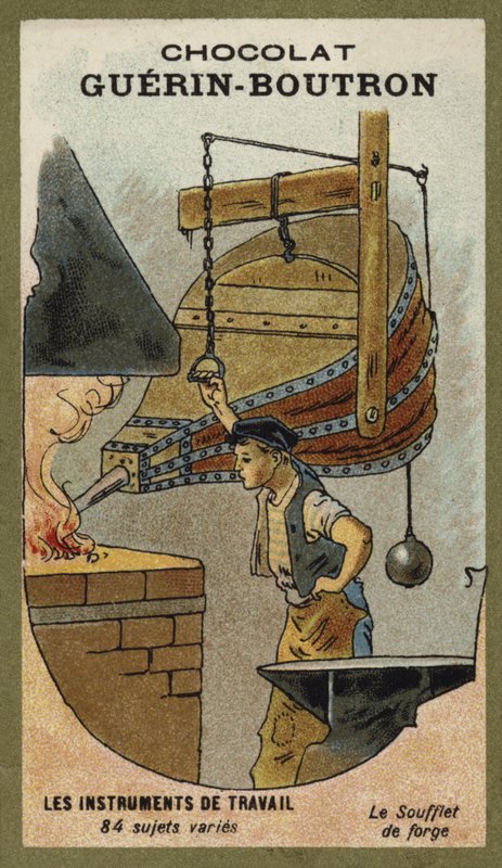 Soufflet dans une forge - French School
