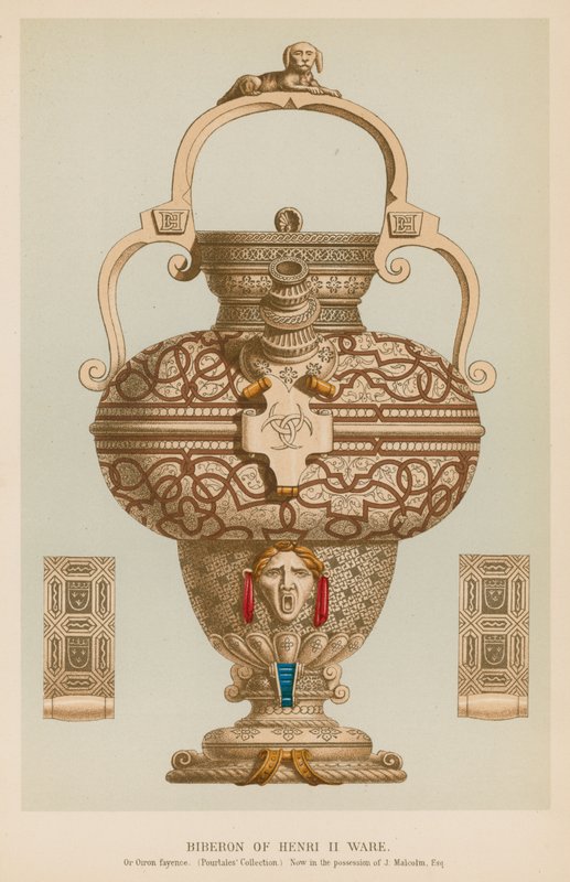 Biberon de faïence Henri II - French School